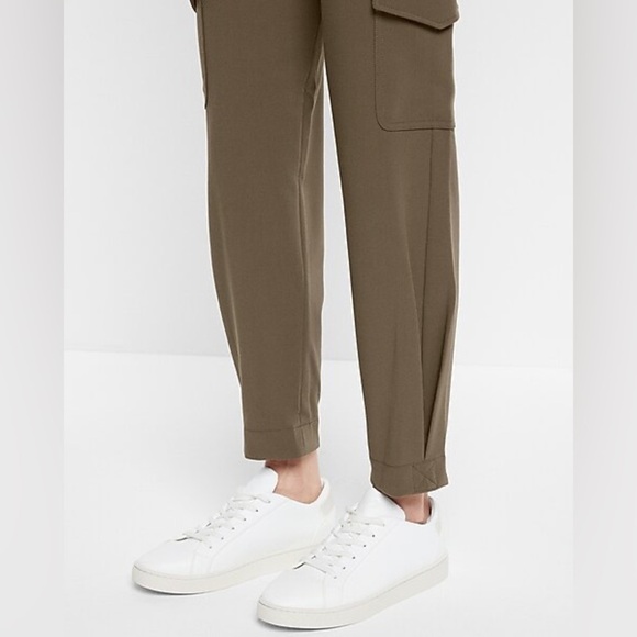 Express Super High Waisted Belted Cargo Pant - Picture 6 of 16